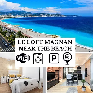  Apartment Le Loft Magnan - Ac- Pres - Wifi - Parking - Confort Et Moderne - Supermarches Et Tram Proches Frankreich
